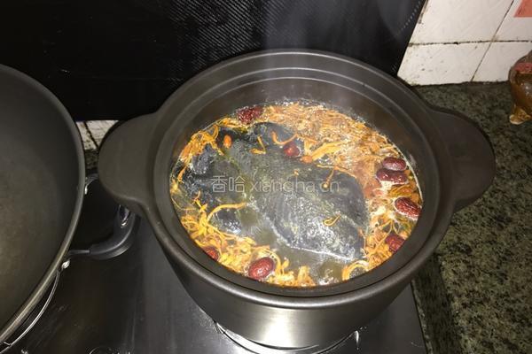虫草花煲乌鸡的做法图解7