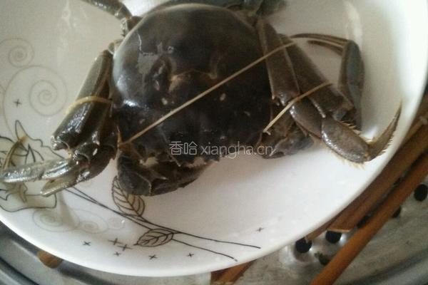 清蒸螃蟹的做法图解3