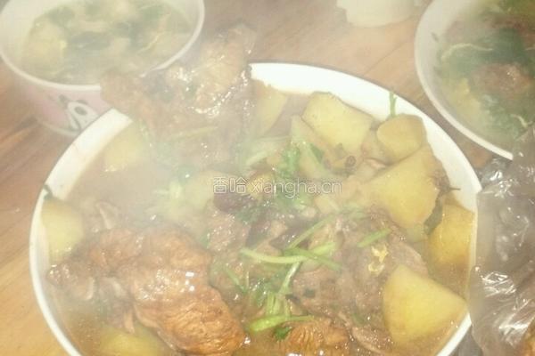 红烧土豆大骨头的做法图解12