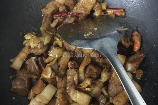 红烧猪肉炖冬瓜的做法图解4
