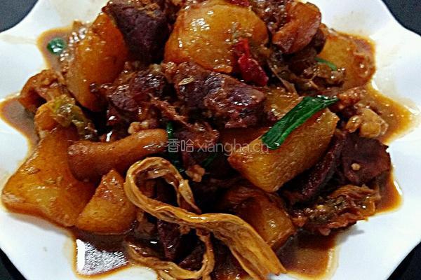 羊肉炖白萝卜的做法图解10