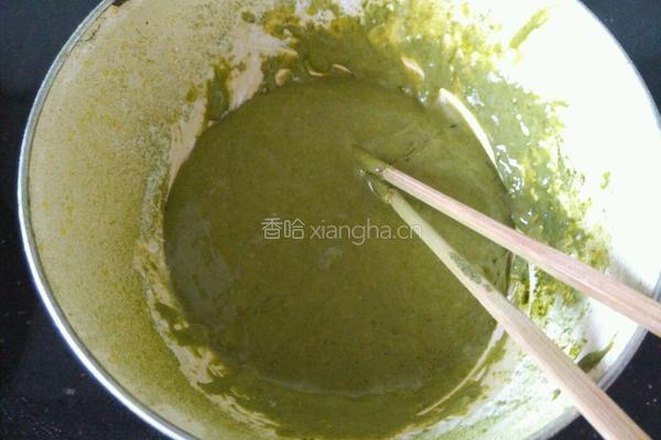 电饭煲抹茶蛋糕的做法图解5