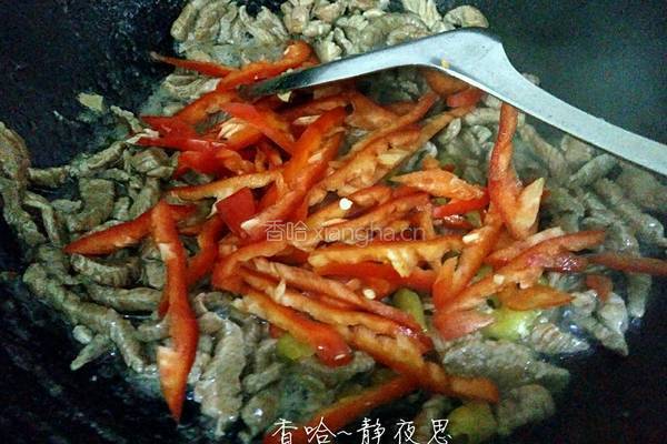芹菜泡椒炒牛肉的做法图解7