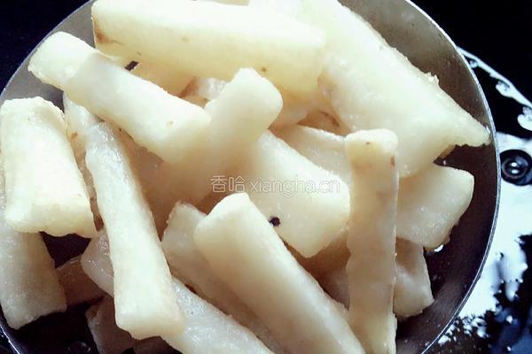 黄金山药条的做法图解5