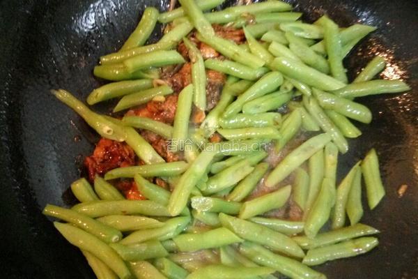 豆角炒肉的做法图解8