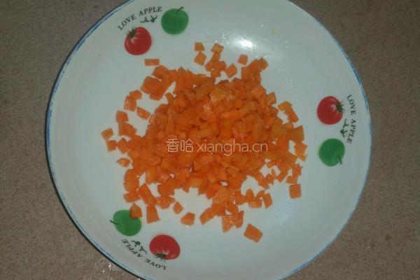 芙蓉鸡丝粥的做法图解3