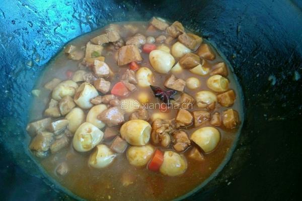 香其酱炖鸡胸肉鹌鹑蛋的做法图解14