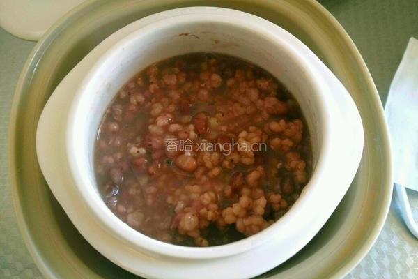 高粱米红豆粥的做法图解8