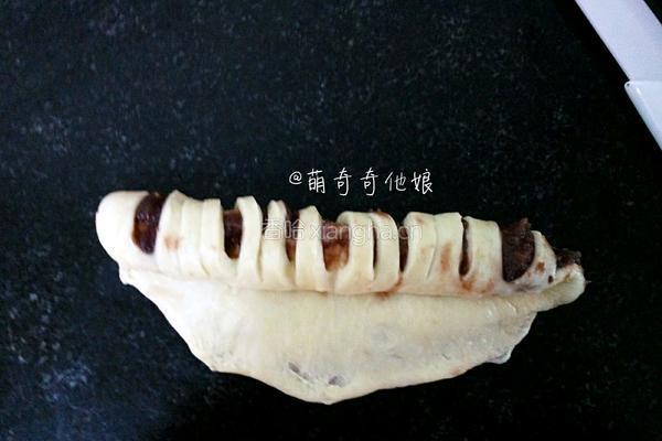 毛毛虫豆沙面包的做法图解14