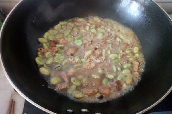 蚕豆烧肉的做法图解8