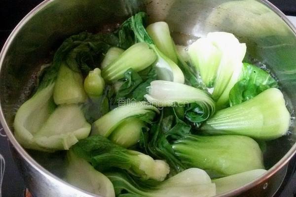 香菇油菜的做法图解7