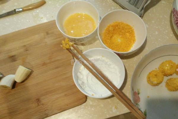 酥炸香蕉的做法图解2