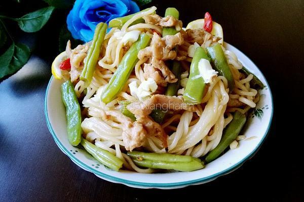 正宗老北京扁豆焖面的做法图解10