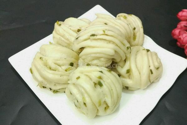 香葱花卷的做法图解19