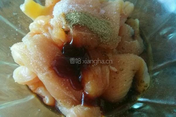 牙签肉（鸡肉版）的做法图解2
