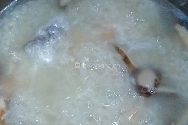 虾米香菇粥的做法图解5