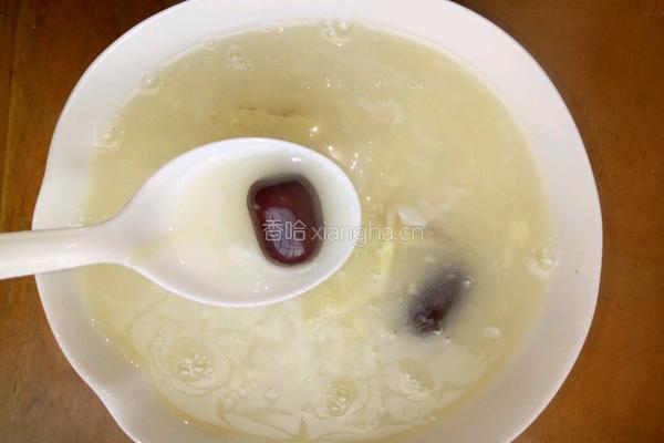 糯米红枣红薯粥的做法图解3