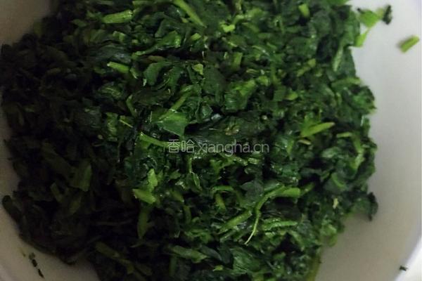 荠菜玉米面窝头的做法图解3