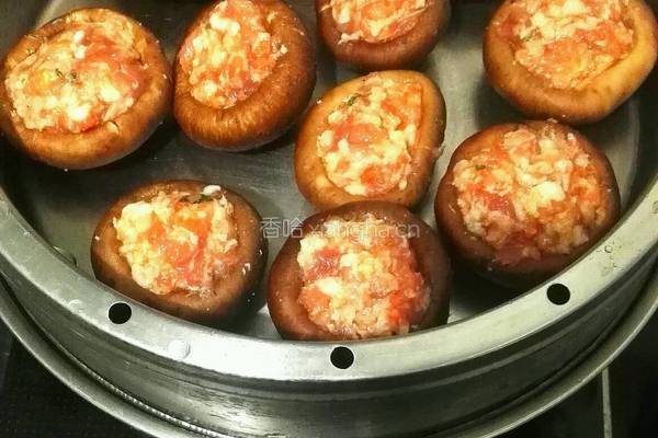 香菇酿肉的做法图解6