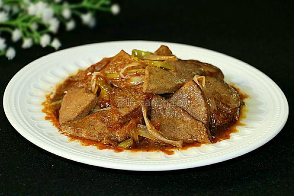 葱爆肝尖的做法图解13
