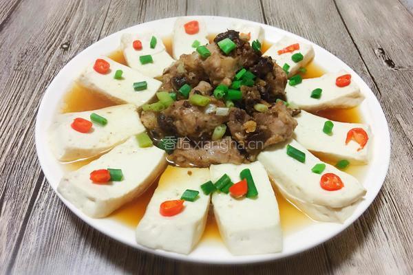 排骨蒸豆腐的做法图解6