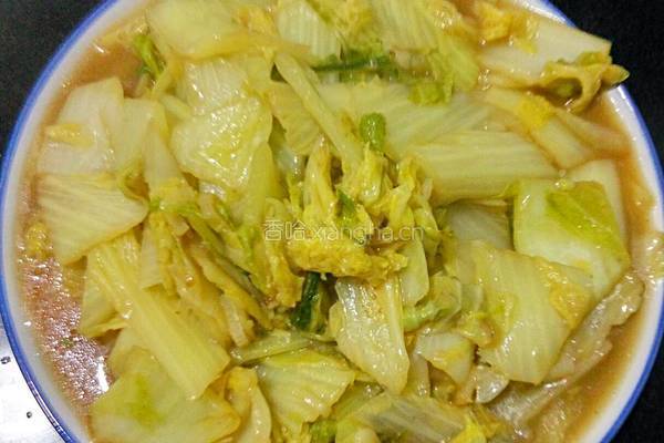 醋溜白菜的做法图解7