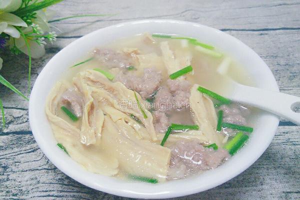 腐竹肉片汤的做法图解11
