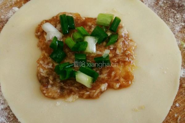 椒香葱油肉饼的做法图解9