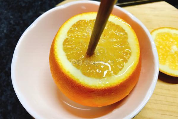 盐蒸橙子的做法图解3