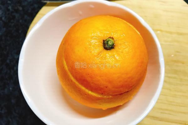 盐蒸橙子的做法图解4