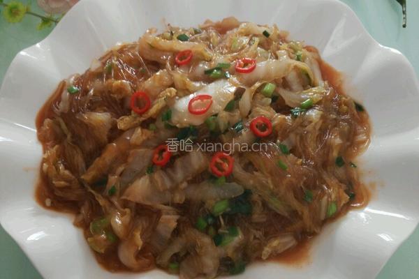 白菜炒粉丝的做法图解10