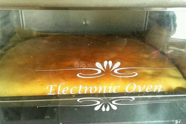 蓝莓戚风蛋糕卷的做法图解13