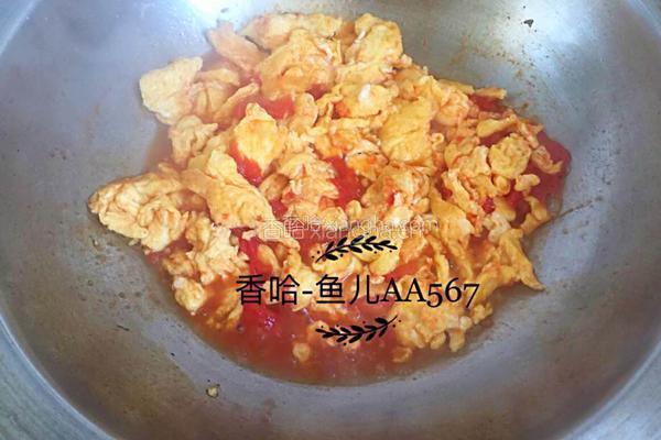 西红柿炒鸡蛋的做法图解9