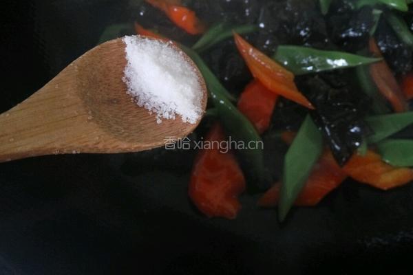 芸豆炒木耳的做法图解7