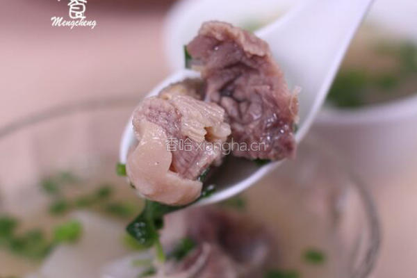 一碗暖粒粒的羊肉汤的做法图解8