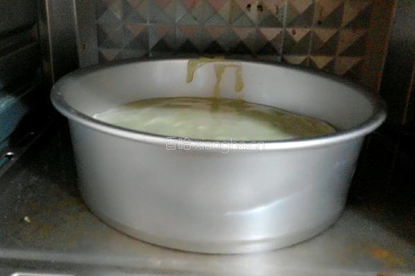 蔓越莓抹茶低糖酸奶蛋糕的做法图解14