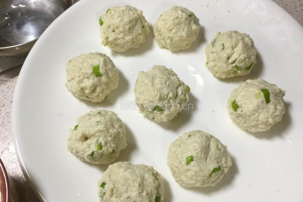 豆腐丸子的做法图解3