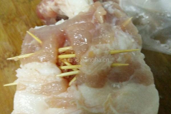 蜜汁蛋黄烤肉的做法图解3