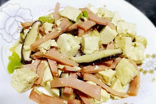 家常火腿豆腐的做法图解8