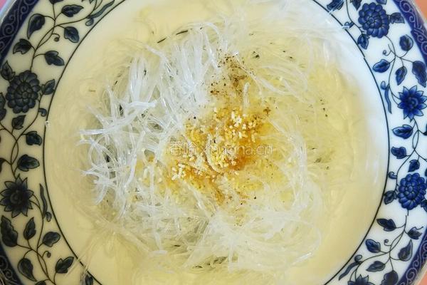 蒜蓉粉丝蒸元贝的做法图解4