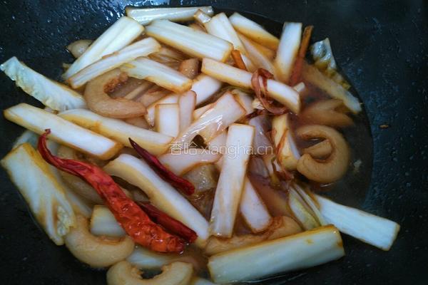 肥肉膘炖白菜的做法图解9