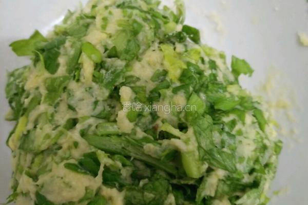 香酥芹菜饼的做法图解4
