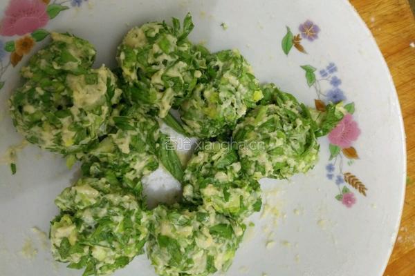 香酥芹菜饼的做法图解5