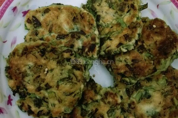 香酥芹菜饼的做法图解7