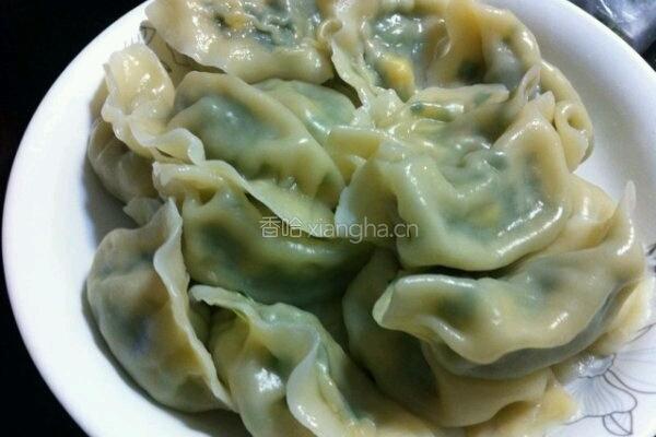 韭菜莲菜饺子的做法图解8