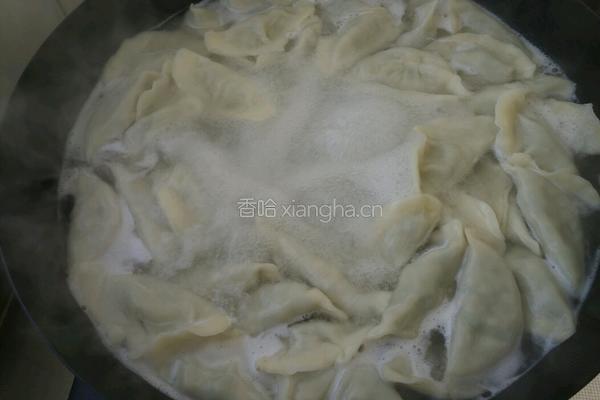 韭菜莲菜饺子的做法图解7