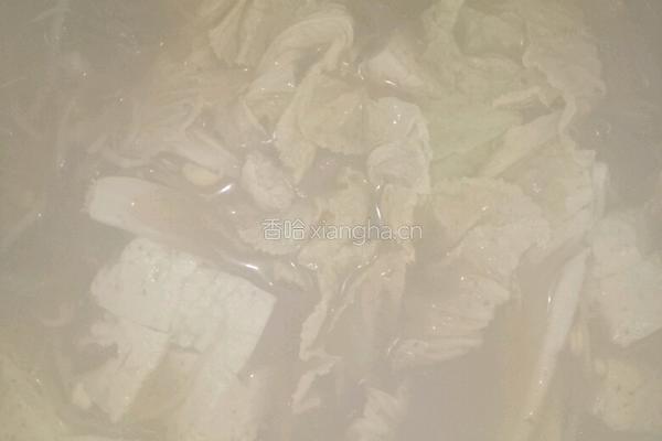 猪血豆腐汤的做法图解7