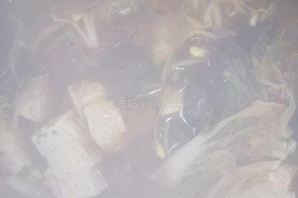 猪血豆腐汤的做法图解8