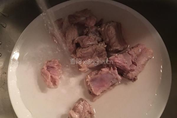 大芥菜排骨汤的做法图解3