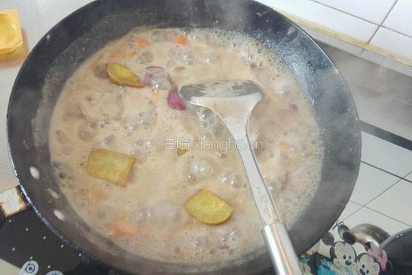 卡通兔咖喱牛肉饭的做法图解12